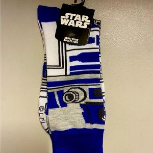 R2D2 Socks, Adult Size 10-13, official StarWars Disney. Never worn.